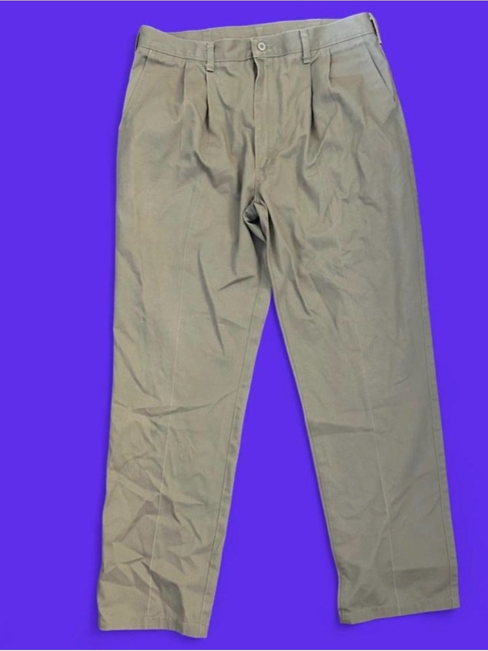 Vintage Wrangler Riata Pleated Chinos 36 x 34
